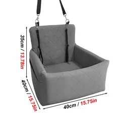 Transportín refrigerado para perros y gatos – Cama de viaje antiarañazos