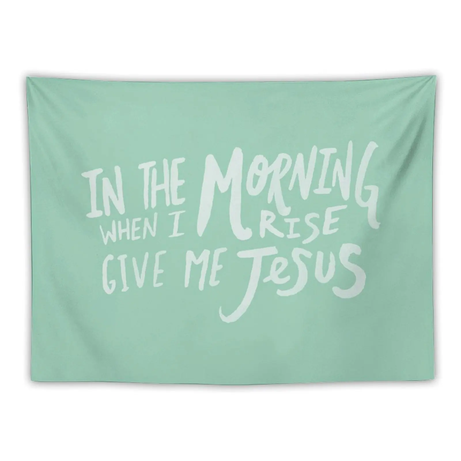 

Give me Jesus x Mint Tapestry Room Decorating Aesthetic Wall Decorations Tapestry