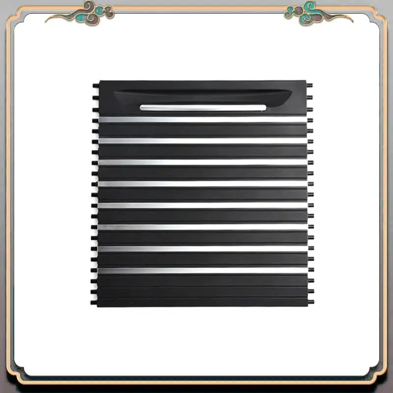 

A73Q-Car Accessories Center Console Water Cup Holder Sliding Roller Blind Shutter Cover For BMW X5 F15 X6 F16 51169251973