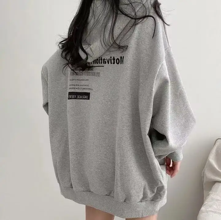 

Thickened Sweater Women's Hooded Jacket Women's 2025 Autumn and Winter Lazy Wind Loose Student Versatile Top