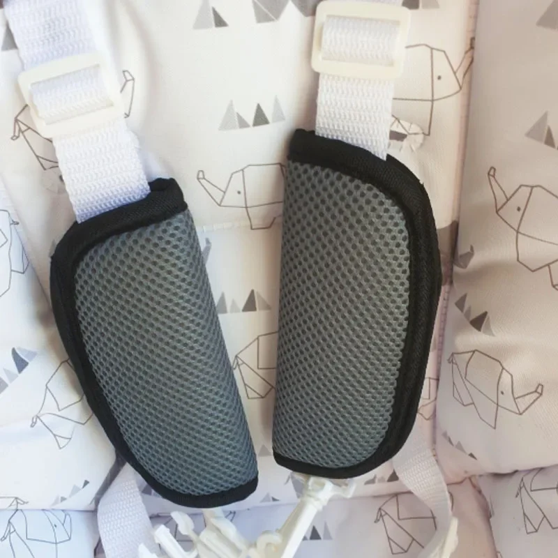 Accesorios universales para cochecito de bebé, cojín para cochecito infantil, asiento de coche, funda de correa de hombro de seguridad para vehículo, 1/2 Uds.