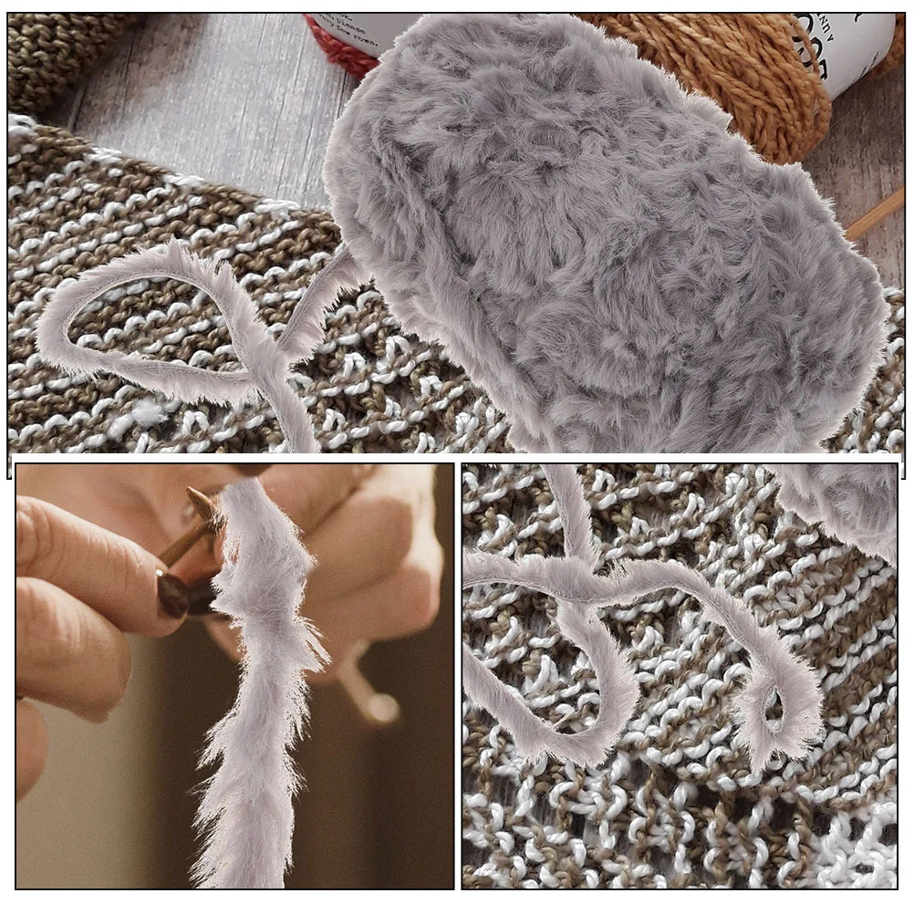 

1 Roll Acrylic Fibers Yarn For Crocheting Knitting Hand-Knitting Diy Crafts Soft Supple Multi-Use Household Yarn Craft Supplies