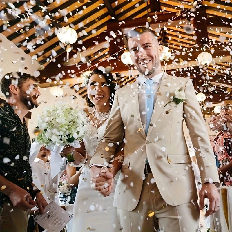 6000 قطعة من قصاصات الورق البيضاء على شكل قلب لحفلات الزفاف وحفلات الزفاف والذكرى السنوية - سهلة الرمي، زينة عيد الميلاد