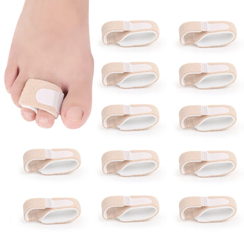 

10Pieces Overlapping Toe Wraps Hammer Hallux Valgus Bunions Finger Feet Care Corrector Bandage Separators Straightener Orthotic