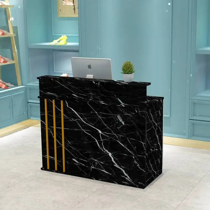 Banchi reception vintage di design Cassetti vintage Banchi reception classici di lusso Mobili reception moderni in legno bianco Mostrador