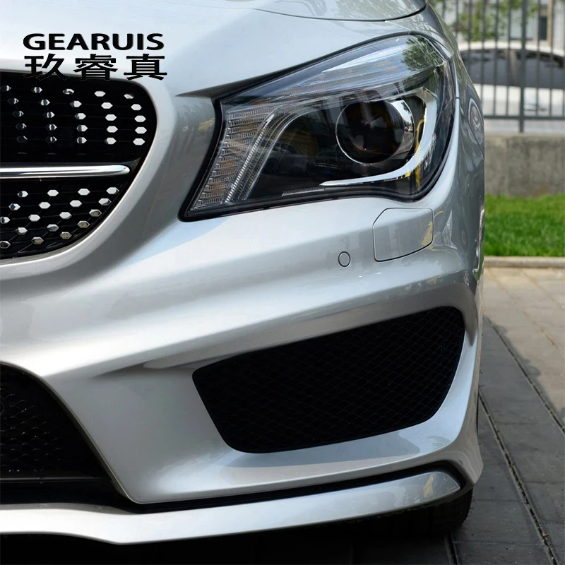 Car Styling For Mercedes Benz CLA C117 2013-2015 Auto Accessories Body Front Bumper Fender Lip Cover Stickers Trim Accessories