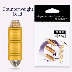 1PC Counterweight Fishing Lead Weight Changeable Loading Lead Fishing Sinker Fine-tune Counterweight Fishing Tools Accessories