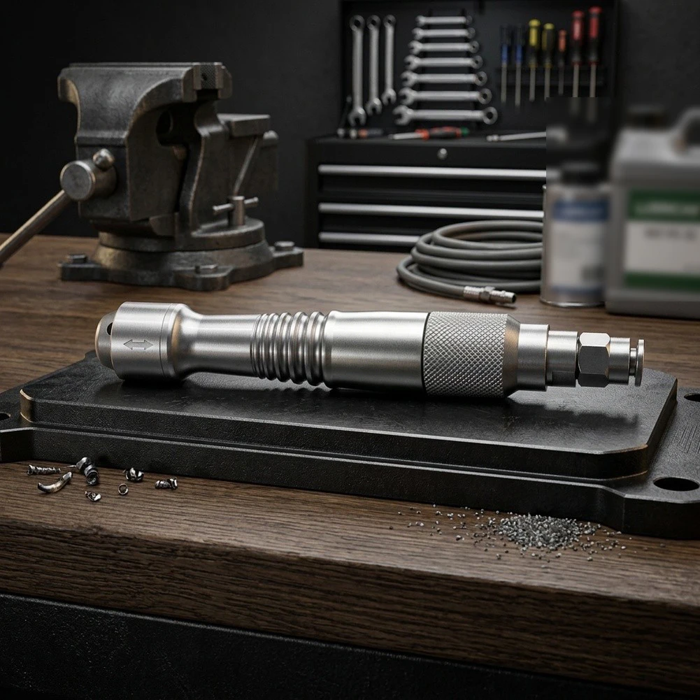 Professional Pneumatic Scraper Kit for Plaster Breaking Wood Carving Stone Shaping and Industrial Preparation Tasks