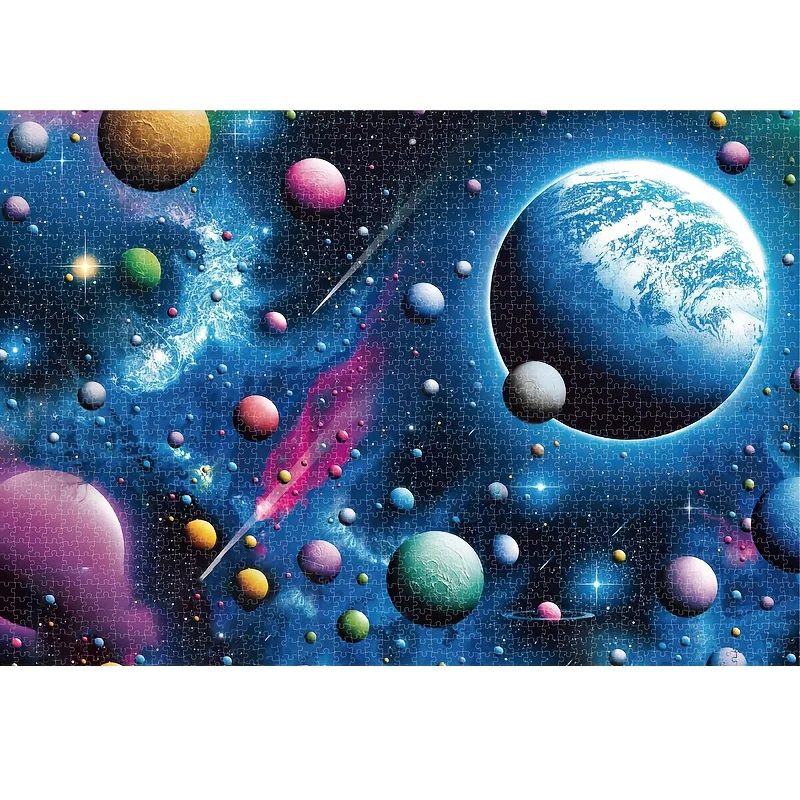 2000pcs CHALLENGE PUZZLE 70x100cm Fantastic Space Puzzle Galaxy Constellation Art for Adult Collectors  Home Decor  Gift