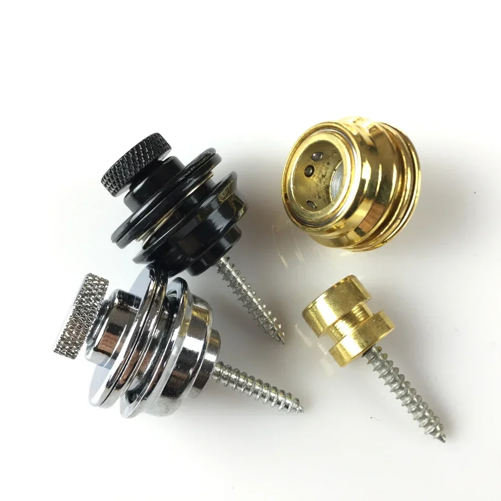 

Набор замков для ремней для электрической бас-гитары из 2 предметов — быстроразъемные винтовые фиксирующие держатели ремней для гитаристов