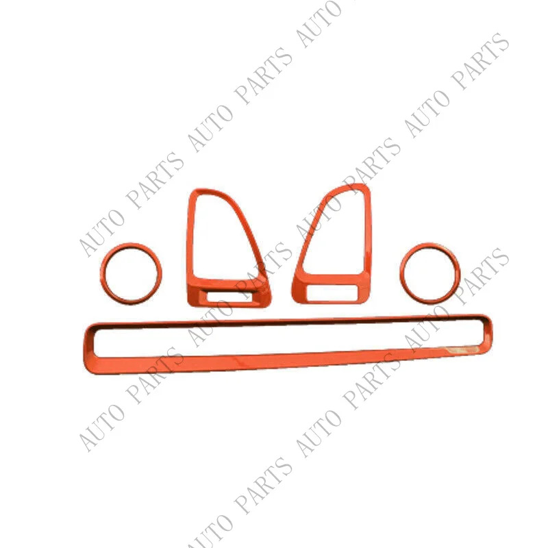 A+ For Honda HR-V Vezel 2016-22 Bright Orange Central Console Air Outlet Vent Trim