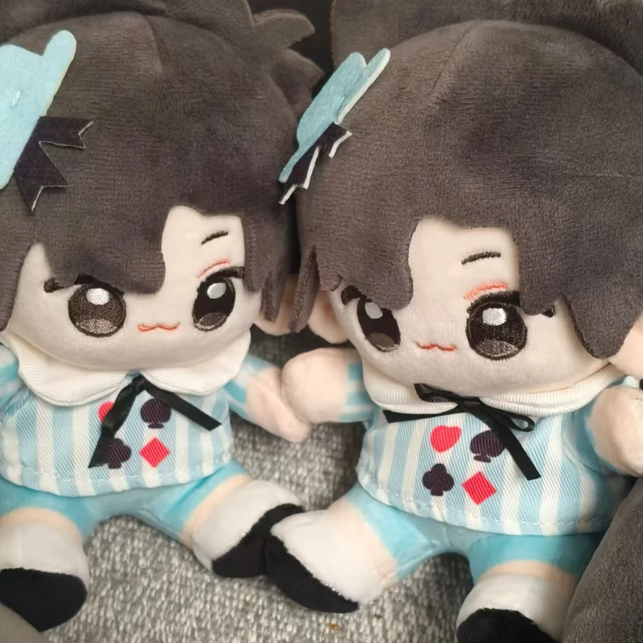 

Плюшевая кукла Q-Baby Minidoll Link Click Time Wonderland, 15 см, в сидячей позе, милая аниме-игрушка, мягкая кавайная плюшевая игрушка для фанатов