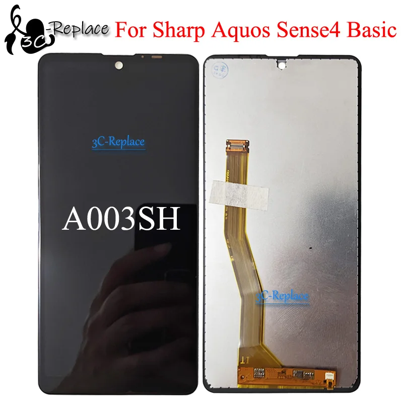 Black 5.8 Inch For Sharp Aquos Sense4 Basic Sense 4 Basic A003SH