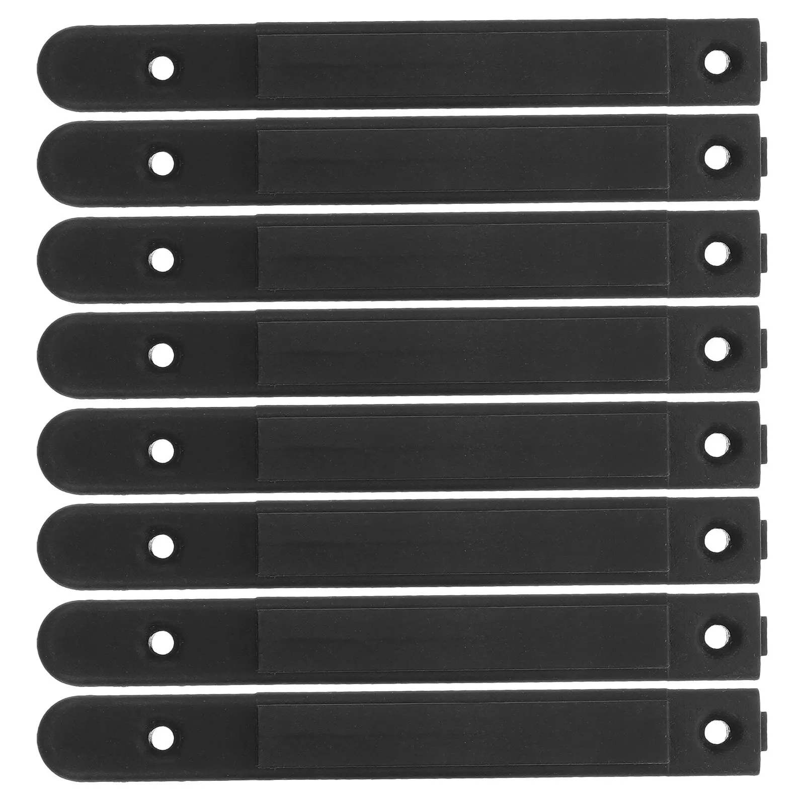 

8pcs Retractable Belt Barrier Clip: Stanchion Accessories For Crowd Control Queue Management Wall Mount Belt Anchor, Safety
