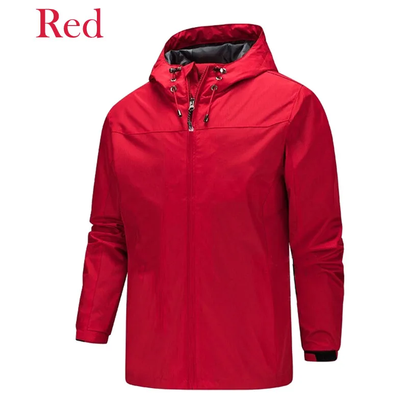 Men's outdoor jacket for both men and women, high-quality windproof outdoor hiking and camping jacket, simple sports top