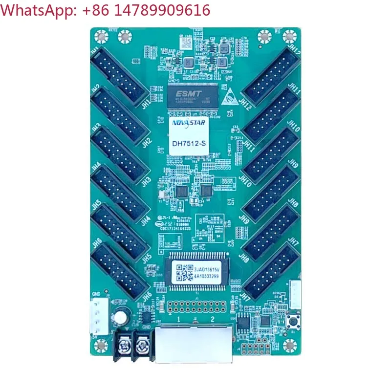 LEDDisplay Receiving Card Novastar DH7512-S Full Colour HUB75 RGB SMD Panel Video Wall Digital Signage Control Card