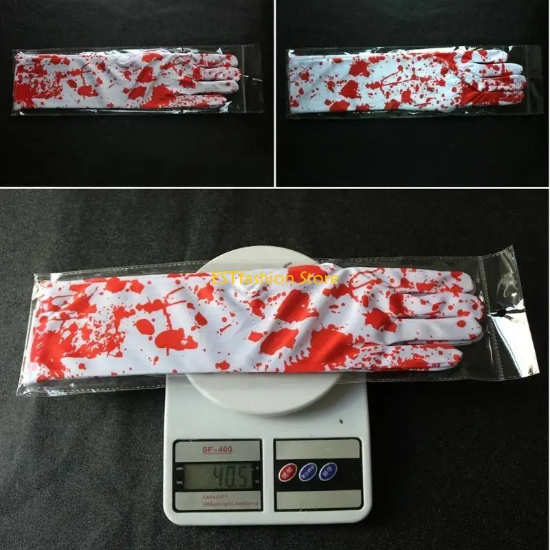 

Y5GC страшная скатерть на Хэллоуин с фартуком, чулками и перчатками, костюм для косплея для девочек