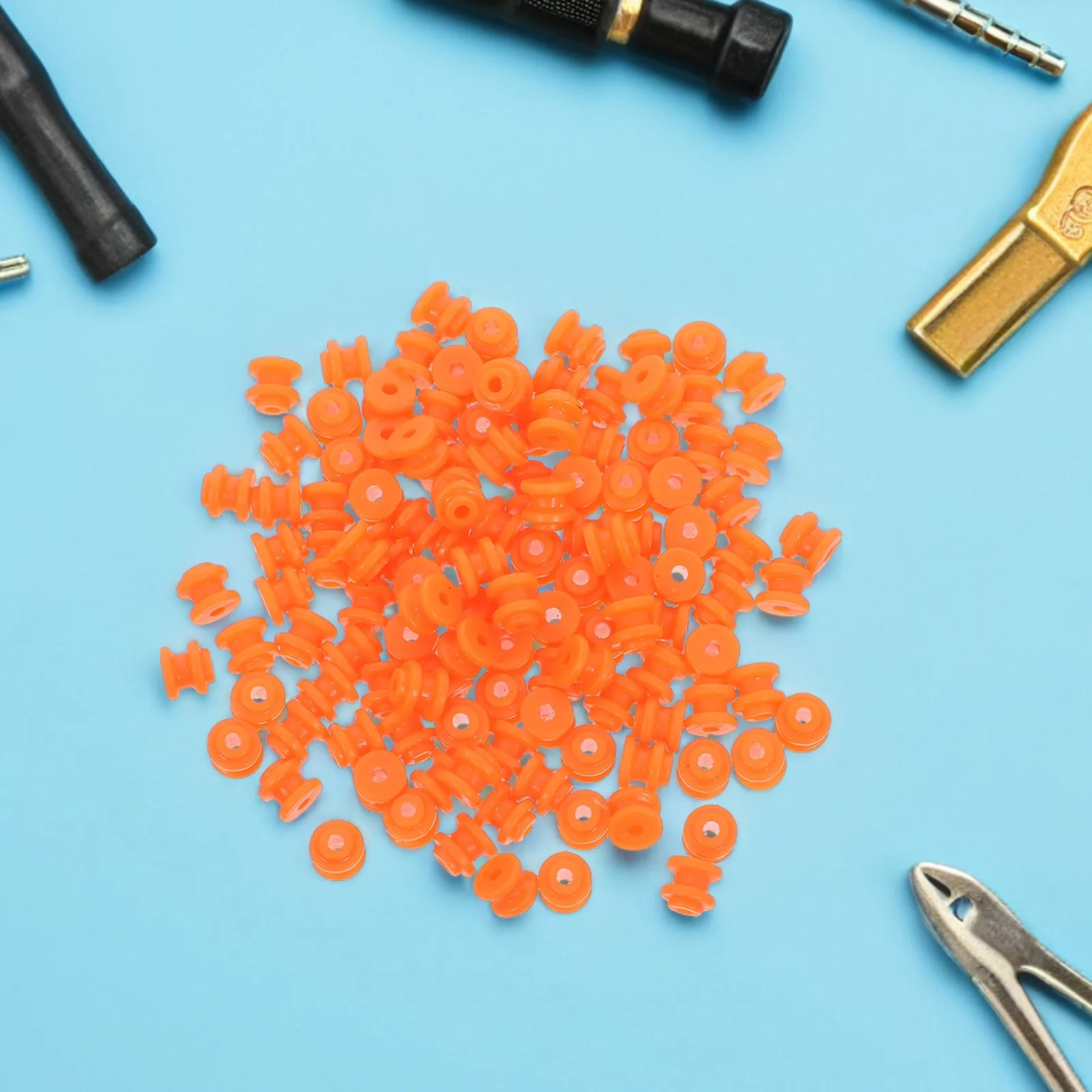 150-pecas-polia-de-ranhura-Unica-laranja-diametro-de-6mm-furo-central-de-2mm-mecanismos-de-polia-de-correia-para-kits-de-aprendizagem-mecanica-stem-diy