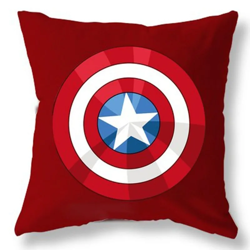 Marvel Avengers Spider Man Cartoon Animation Square Cushion Pillow High-Looking Fashion Double-sided Printed Seat Backrest view 4