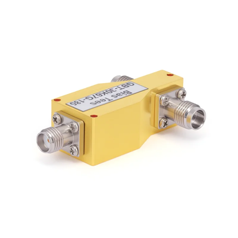 1.85mm Bias Tee RF IC Module 30 KHz to 67 GHz Frequency Range 500mA and 25 Volts DC Rated