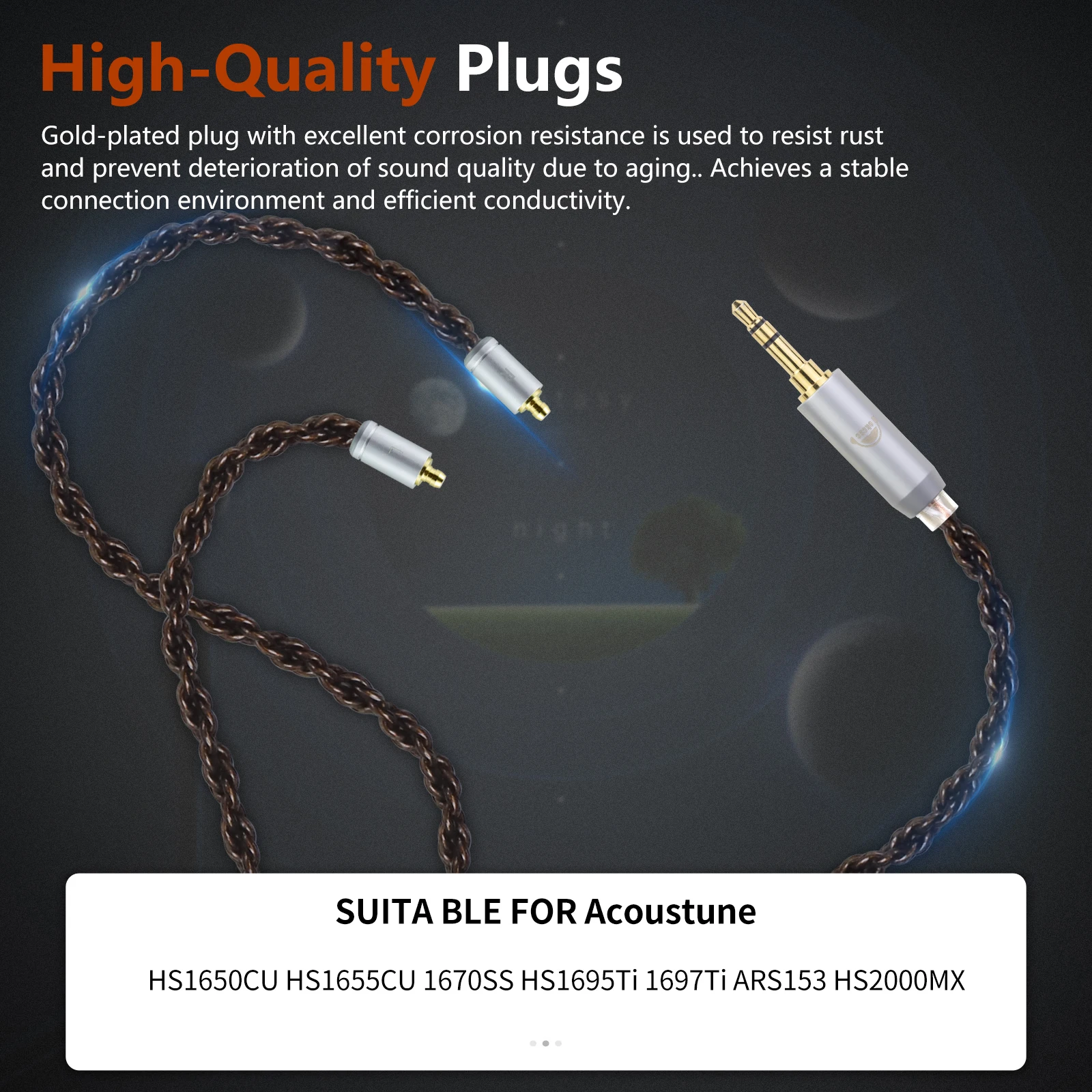 OKCSC ZT8 Pentaconn EAR イヤホンケーブル Acoustune HS1655 HS1670SS