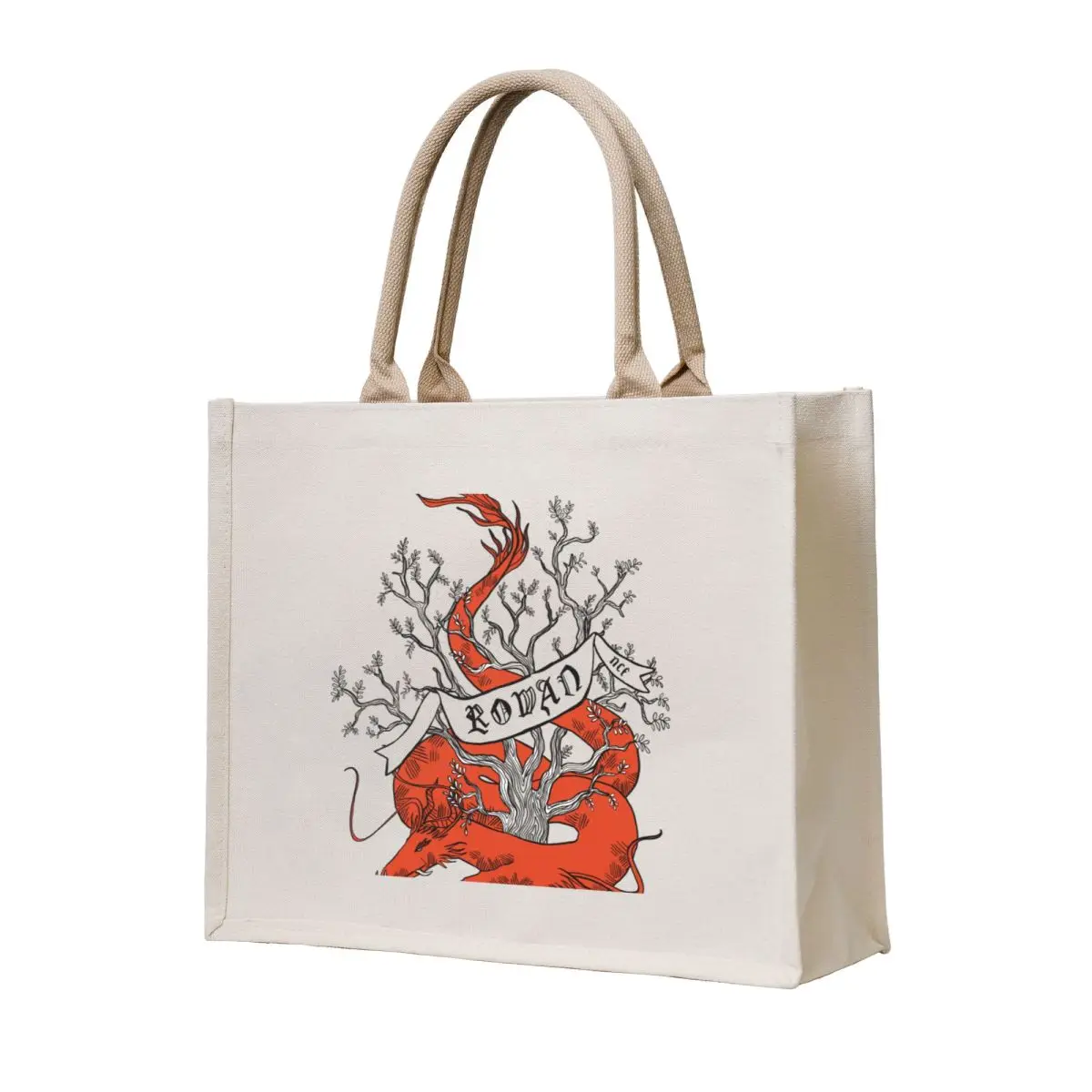 

Rowan House NCF -White Version Tote Bag Handbags women custom canvas bag Gift bags Big bag women