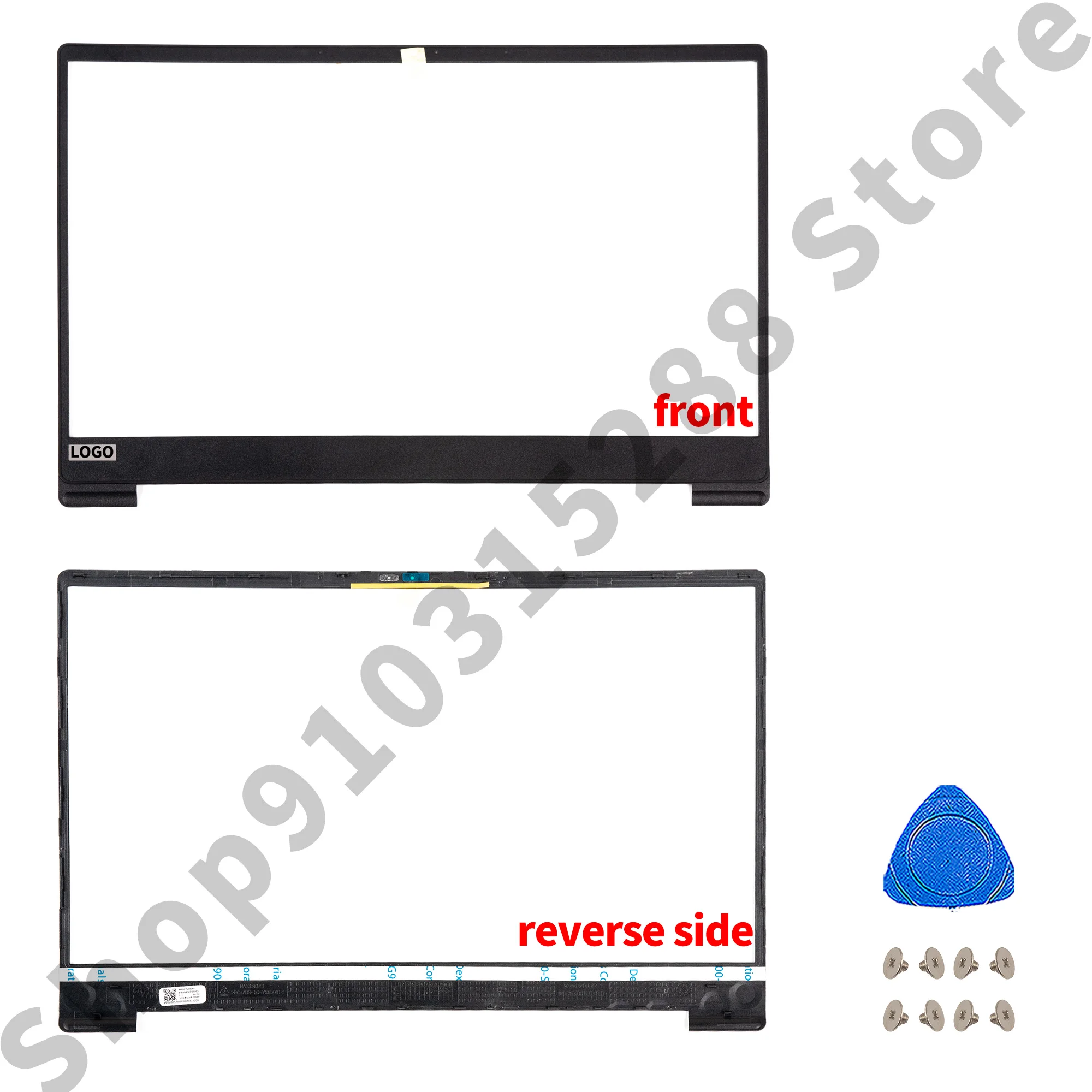 Cubierta trasera LCD para Ideapad 320S-13, 7000-13, 320S-13ISK, 320S-13IKB, bisagras de bisel frontal, fundas para portátiles, reemplaza oro, nuevo