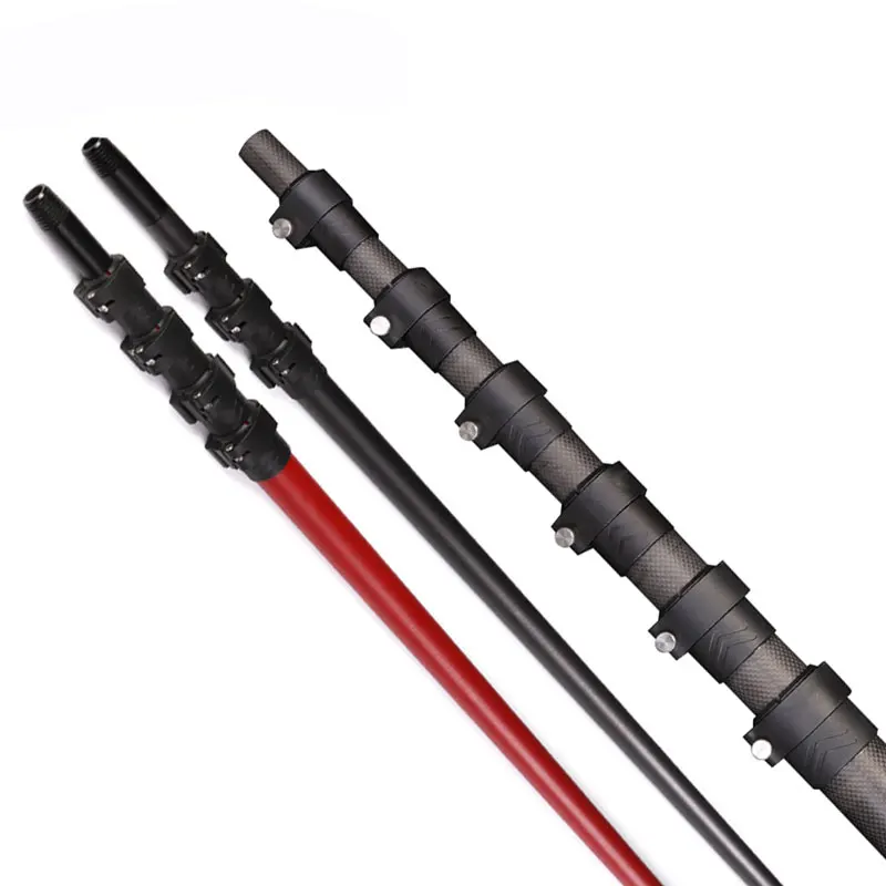 15 m glasvezel telescopische paal / 50 ft telescopische paal / geproeerde glasvezelpaal