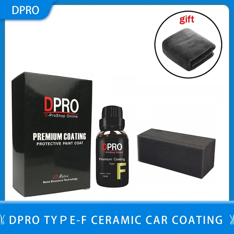 Dpro Liquid Glass Nano Ceramic Car Coating Hydrophobic Coating Auto Detailing Glasscoat Paint Care Car Detailing JP(Origin)