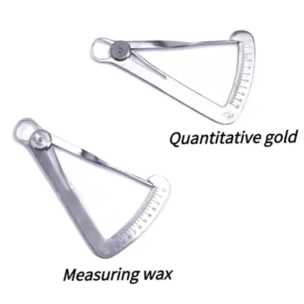

Dental Gauge Caliper for Metal Wax Thickness Measurement Stainless Steel Dentist Tool