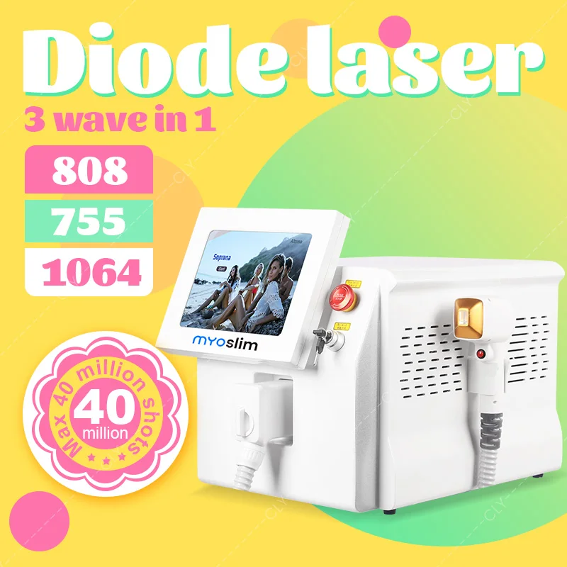 

Лазерный диодный аппарат для удаления волос SHR 4000 Вт 808 нм с охлаждением, безболезненная перманентная эпиляция, профессиональный косметологический аппарат с функцией ледяного охлаждения