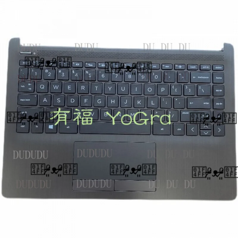 

DDD новый для HP LAPTOP 14-CF 14-DF 14-DK верхний корпус PALMREST сенсорная панель клавиатура серая