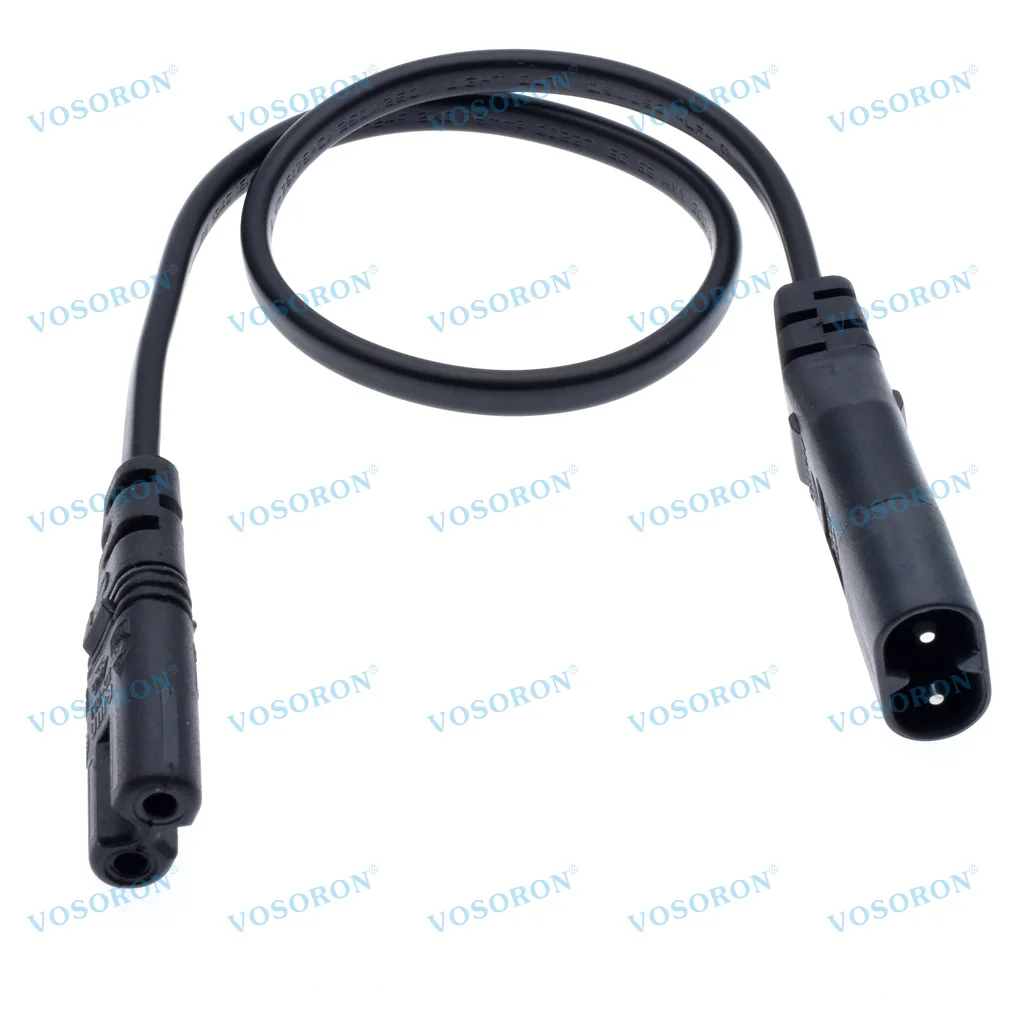 IEC 60320 C8 Plug to C7 Receptacle Male to Female Extension Supply Main Adapter Cable 30cm/60cm/180cm/300cm/500cm