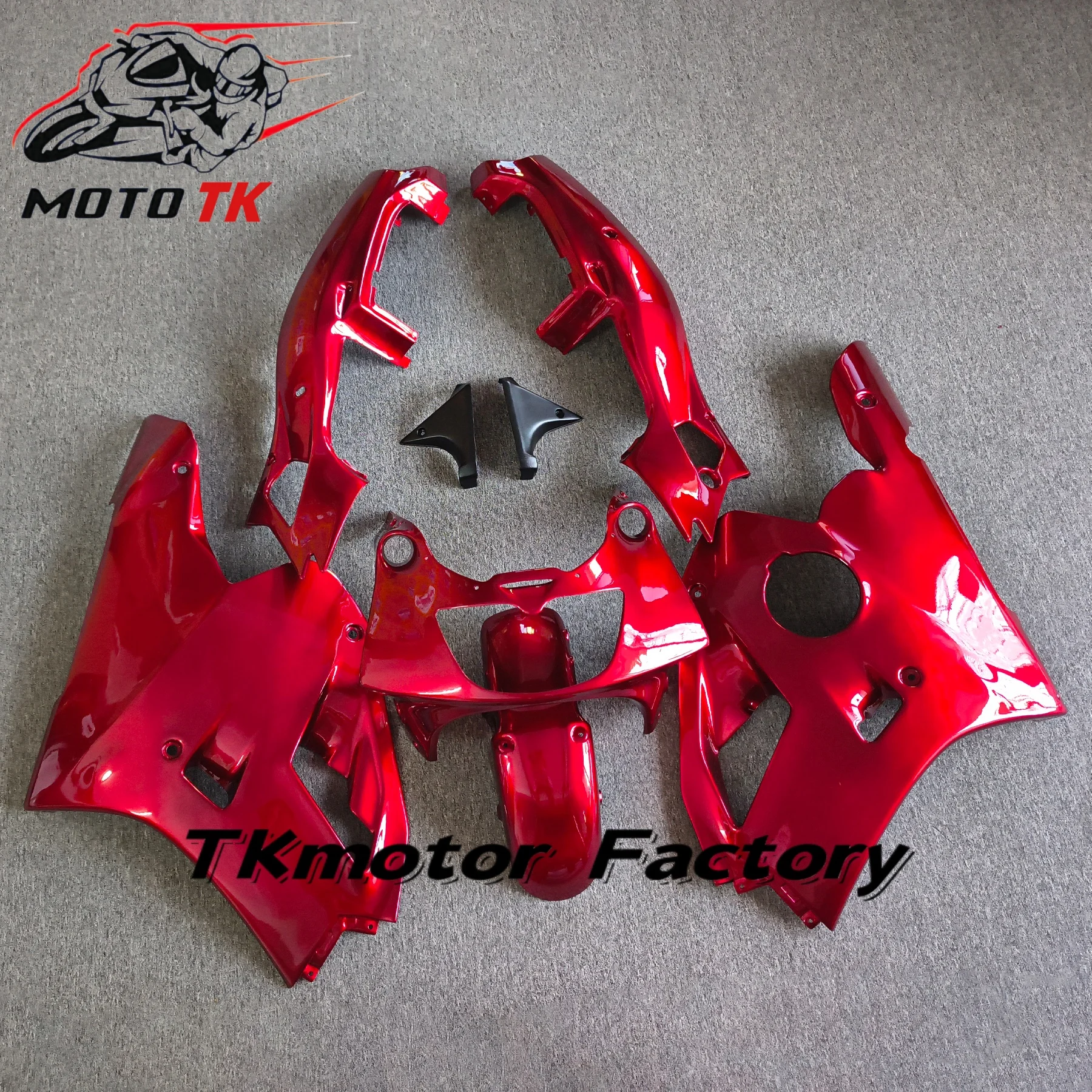 Motorcycle For Kawasaki NINJA ZXR400 1991 - 1996 Full Fairing Kits ABS Injection Plastics Black Bodywork Cowling