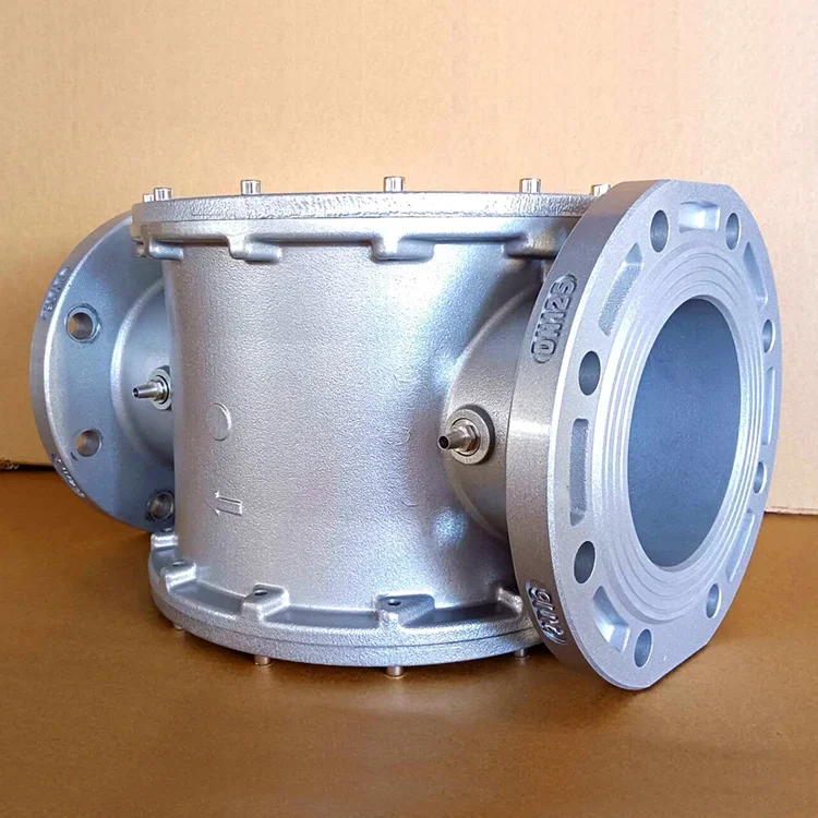 WFM150/F 5-inch flanged gas and air filter with functions such as Madaz and Dungs for gas filtration in boiler burner systems