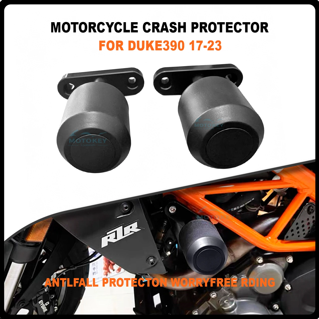 For Duke390 2014-2023 Duke200 2012-2023 Motorcycle Accessories Falling Protection Engine Crash Pad For DUKE 390 250 200 125