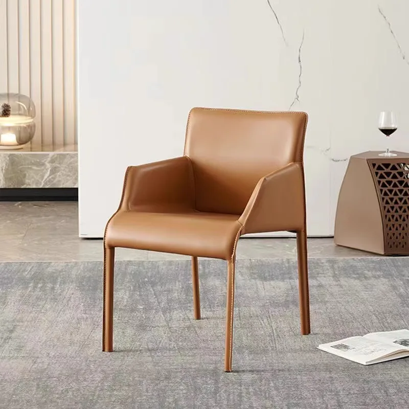 

Modern Cozy Chairs Exquisite Unique Aesthetic Creative Dining Chair Italian Design Sedie Sala Da Pranzo Dining Room Furniture