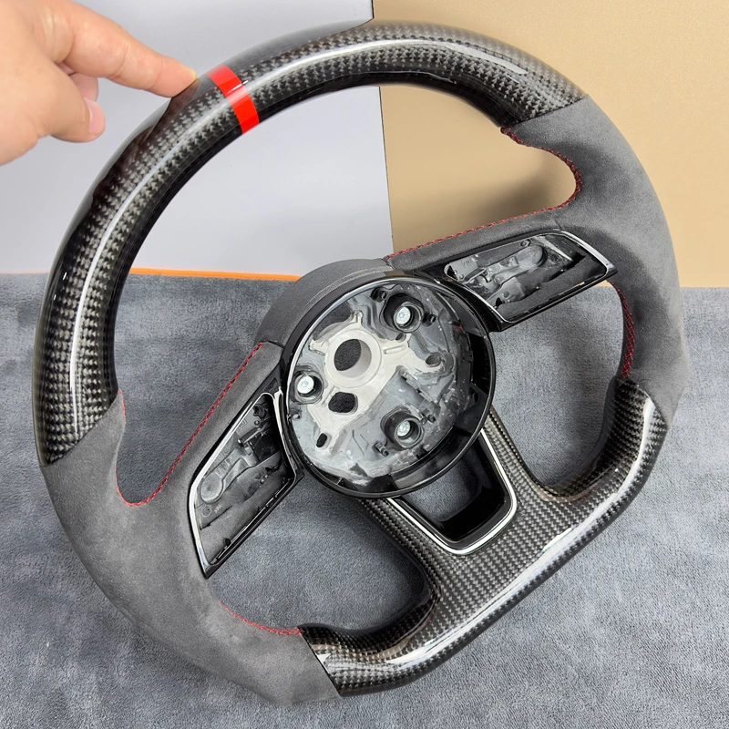 carbon fiber Steering wheel fusca for Audi RS3 RS4 RS5 A3 A4 A5 S3 S4 S5 car steering wheel