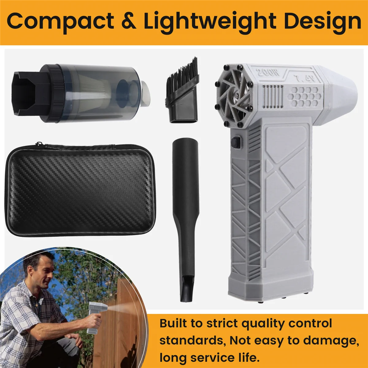 2025+ فوهة مجفف شعر مفرغ ملحق محمول محول منفاخ قابل للإزالة X3 مروحة توربينية محمولة