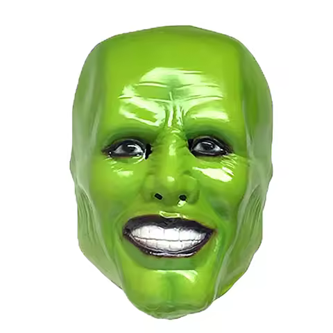Halloween Cosplay Party Green Monster Mask Halloween Disguised Latex Mask Funny Props Horror Atmosphere Masquerade Party Mask