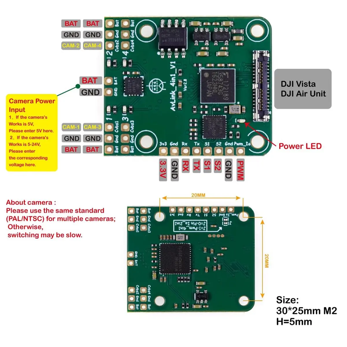cnim-video-analogico-4-en-1-para-dji-air-unit-dji-vista-placa-de-conversion-y-conmutacion