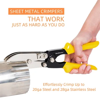 مكشكش كابل من الفولاذ المقاوم للصدأ للخدمة الشاقة ، مكشكش كابل يدوي ، صفائح معدنية ، صلبة ، أدوات لعمل مجرى الهواء بمقياس 24-28 ، التكييف ، تجعيد أنبوب الموقد