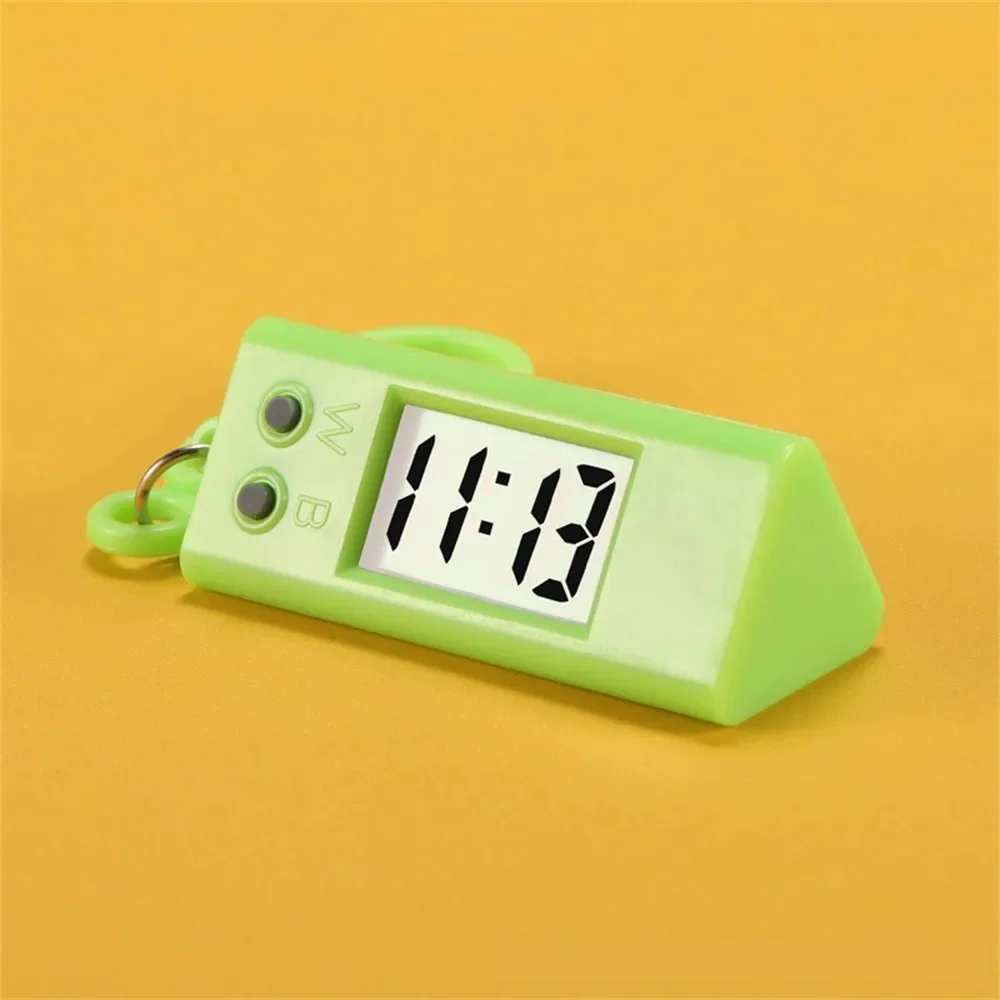 Спортивные светодиодные цифровые карманные часы с брелком, мини-часы — компактные и портативные, идеально подходят для студентов и детей
