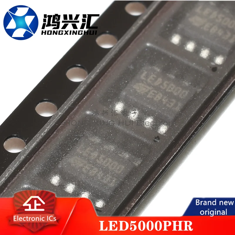 New/Original LED5000PHR LED5000 LED Driver 6 Segment 34uA Supply Current 8-Pin HSOP EP T/R