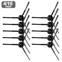 4/10pcs Side Brushes For Ultenic For T10 For Elite Robot Vacuum Cleaner Sweeper Accessory For Home Parts Household Supplies