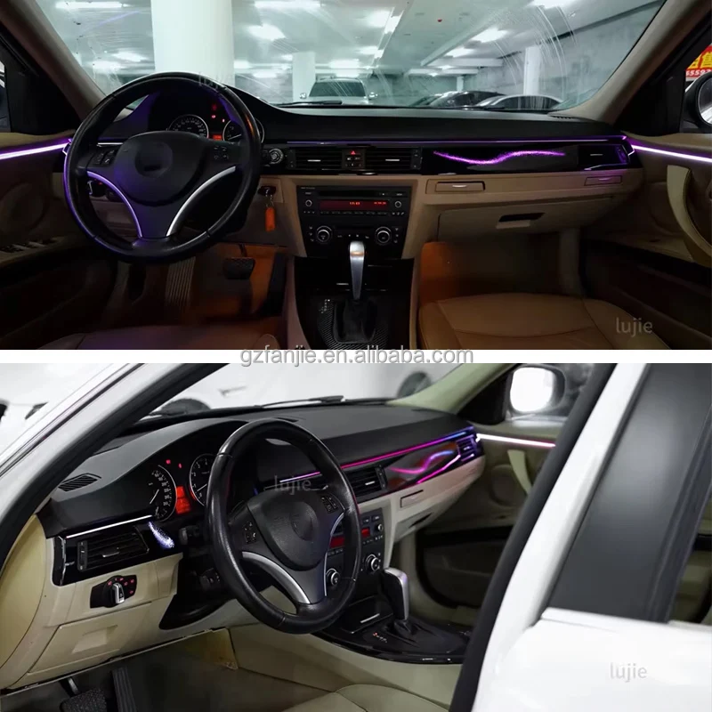 Autowellus 18 Lights Symphony 12V 3-5W Ambient Light Kit 3 Series E90 E92 E93 OE 63117161667 Interior Atmosphere Lamp Handle