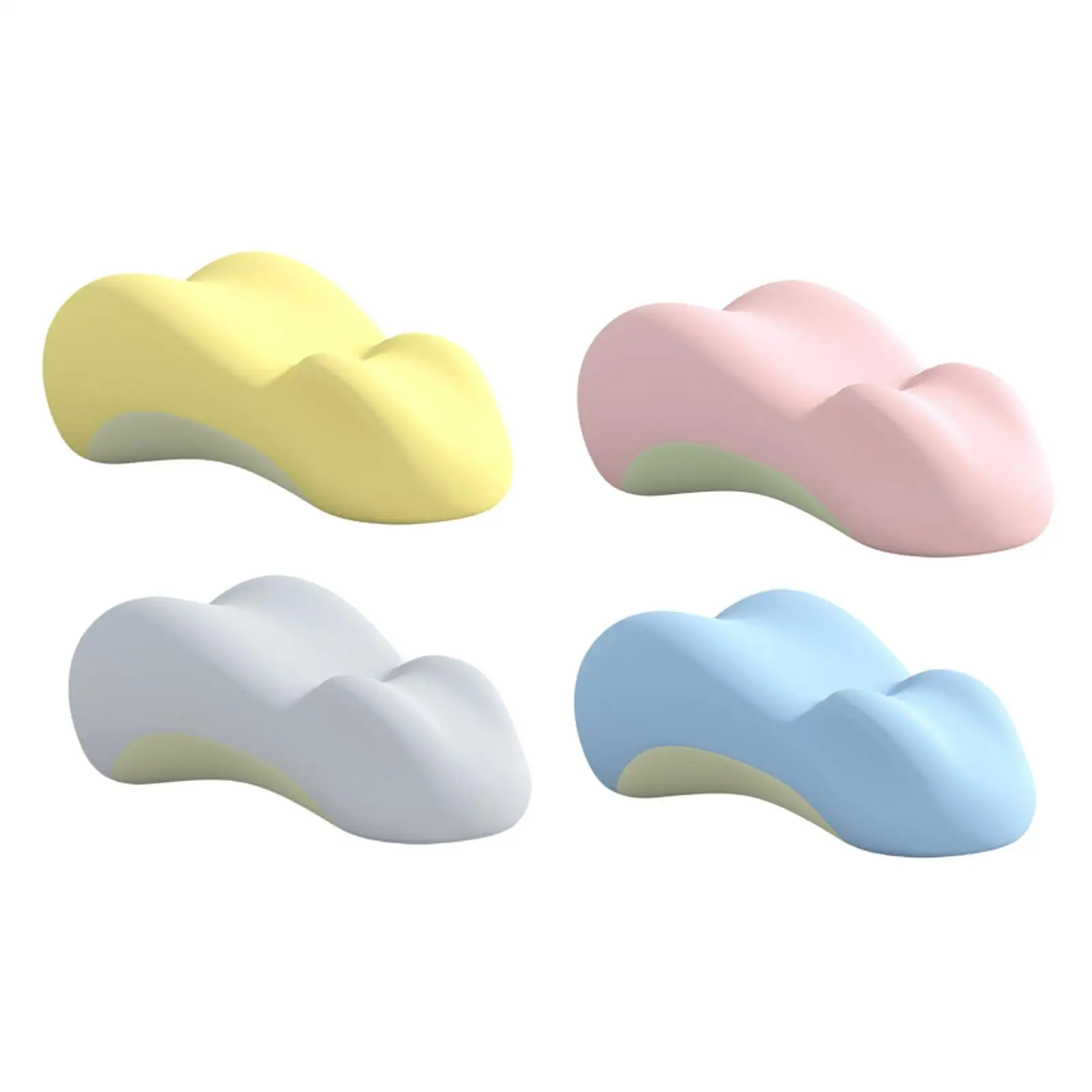 Leg Pillow Position Cushion Curved Ergonomic Versatile Practical Prone Position