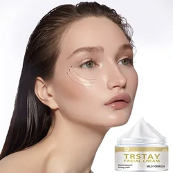 Crema de colágeno, crema hidratante iluminadora y suavizante para aclarar la piel Facial, crema de líneas finas