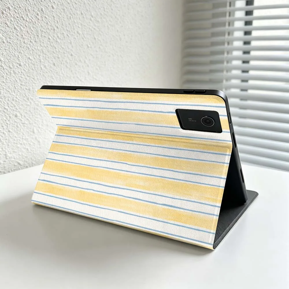 Minimalist Luxury Stripes Cover For Lenovo Xiaoxin Lenovo Tab Pad Pro Plus K11 P12 M10 Legion Y900 Soft Inch Tablet Case - view 3