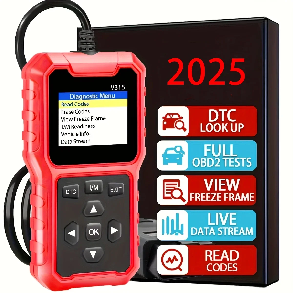 Obd2 Scanner Check Engine Code Reader Professional Odb2 V315 Automotive Scanner Car Diagnostic Tool